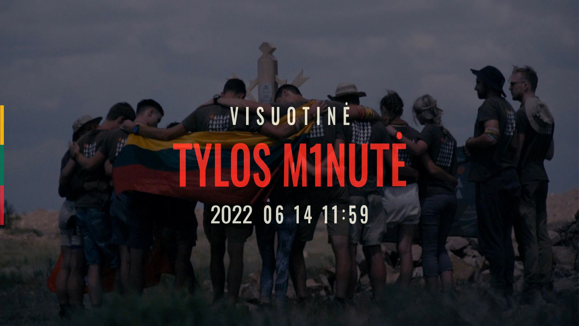 Facebook renginio viršelis Tylos minutė