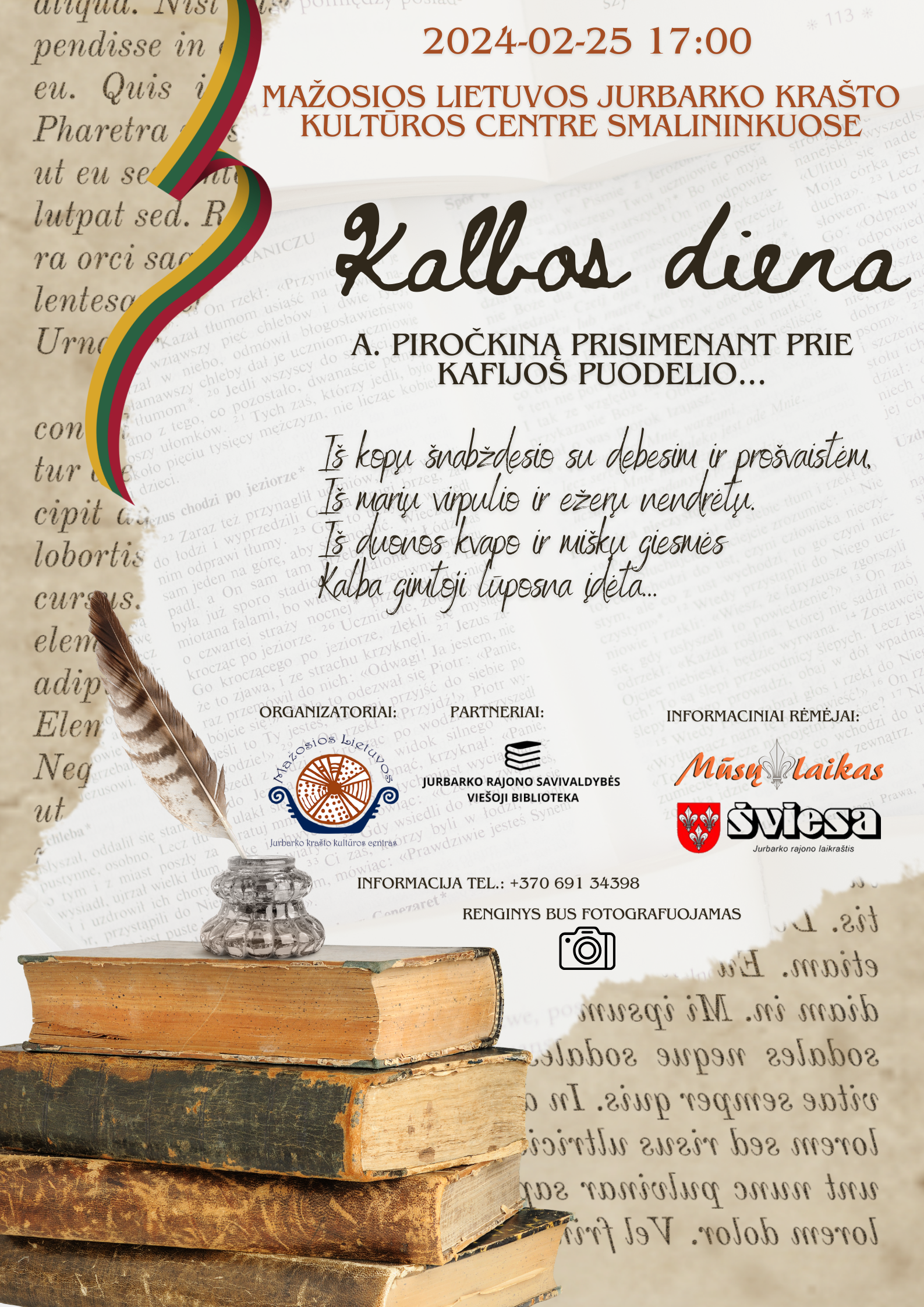 kalbos dienai krastinis